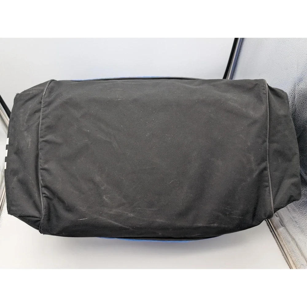 Adidas Fresh Pak Duffel Bag Blue Black Sports Gym Travel Luggage Medium